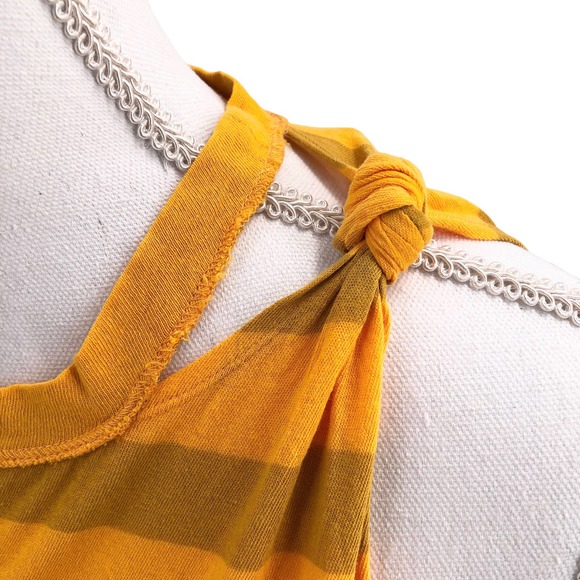 Free People We the Free NEW Womens Size Small Striped Twist Tank Top Pullover - Picture 7 of 10